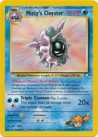 Misty's Cloyster 029/132 - Unlimited Gym Heroes