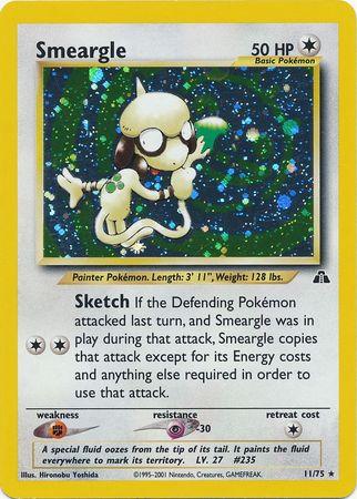 Smeargle 011/75 - Unlimited Holofoil Neo Discovery