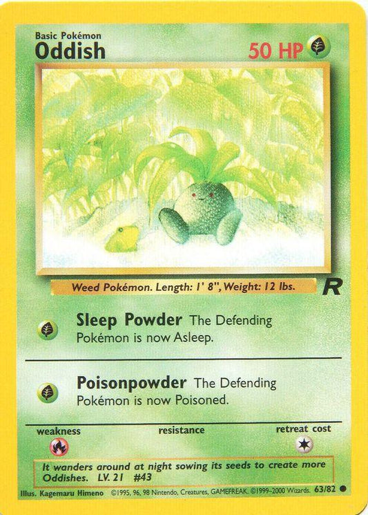 Oddish 063/82 - Unlimited Team Rocket