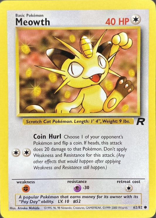 Meowth 062/82 - Unlimited Team Rocket