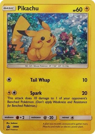 Pikachu (General Mills Promo) SM86  - Holofoil Miscellaneous Cards & Products