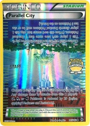Parallel City (City Championships) [Staff] 145/162  - Reverse Holofoil League & Championship Cards