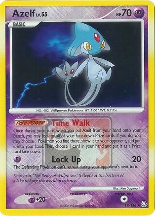 Azelf (League Promo) 019/146  - Reverse Holofoil League & Championship Cards