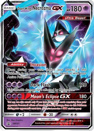 Dawn Wings Necrozma GX SM101  - Holofoil SM Promos
