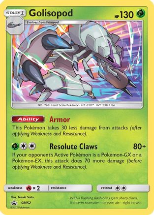 Golisopod SM52  - Holofoil SM Promos