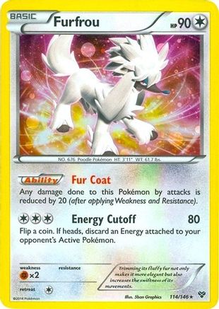 Furfrou (Cosmos Holo) 114/146  - Holofoil Blister Exclusives