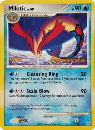 Milotic (Prerelease) [Staff] 070/147  Nintendo Promos