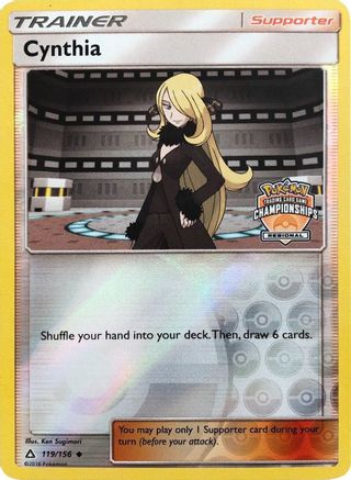 Cynthia (Regional Championships) 119/156  - Reverse Holofoil League & Championship Cards