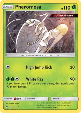Pheromosa 011/131  - Holofoil SM  Forbidden Light