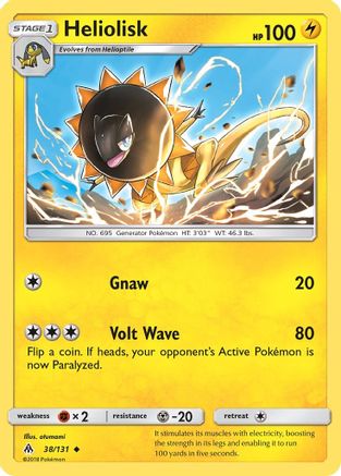Heliolisk 038  SM  Forbidden Light