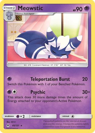 Meowstic 045/131  SM  Forbidden Light