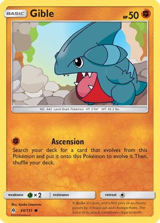 Gible 060/131  SM  Forbidden Light