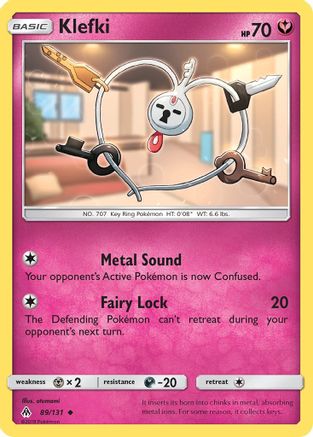 Klefki 089/131  SM  Forbidden Light