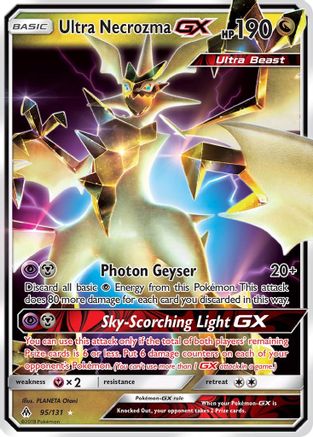 Ultra Necrozma GX 095/131  - Holofoil SM  Forbidden Light