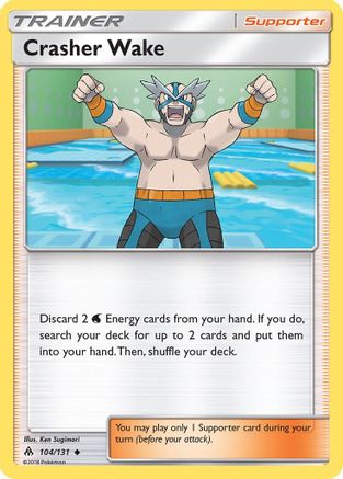 Crasher Wake 104/131  SM  Forbidden Light