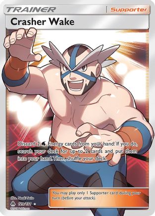 Crasher Wake (Full Art) 129  - Holofoil SM  Forbidden Light