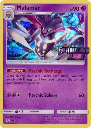 Malamar (Prerelease) [Staff] SM117  - Holofoil SM Promos