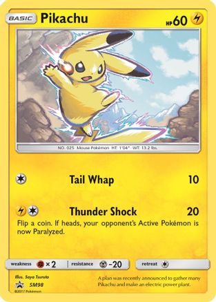 Pikachu SM98  - Holofoil SM Promos