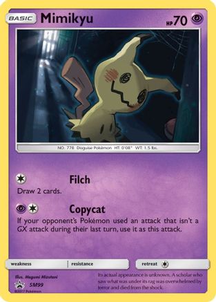 Mimikyu SM99  - Holofoil SM Promos