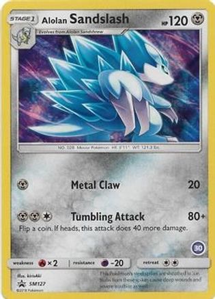 Alolan Sandslash (30) SM127  - Holofoil SM Trainer Kit Alolan Sandslash & Alolan Ninetales