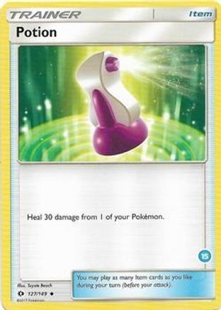 Potion (15) 127  SM Trainer Kit Alolan Sandslash & Alolan Ninetales