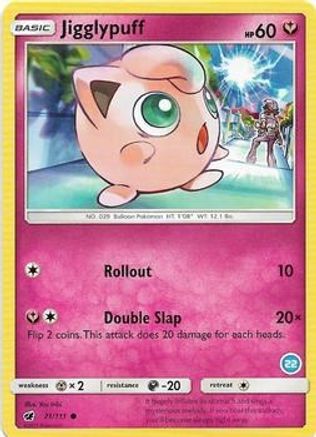 Jigglypuff (22) 021  SM Trainer Kit Alolan Sandslash & Alolan Ninetales