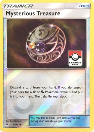 Mysterious Treasure (League Cup) 113/131  - Reverse Holofoil League & Championship Cards