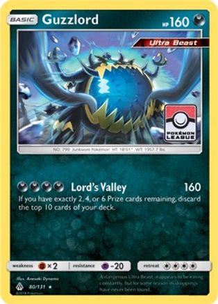Guzzlord (Pokemon League) 080/131  - Reverse Holofoil League & Championship Cards