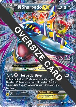 M Sharpedo EX XY200  - Holofoil Jumbo Cards