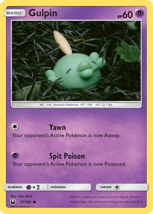 Gulpin 057/168  SM  Celestial Storm
