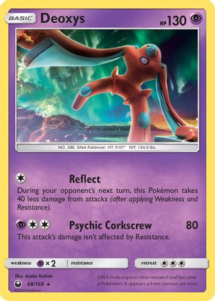 Deoxys (68) (68) 068/168  - Reverse Holofoil SM  Celestial Storm