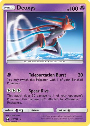 Deoxys (69) (69) 069/168  SM  Celestial Storm