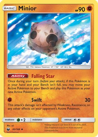 Minior 083/168  SM  Celestial Storm