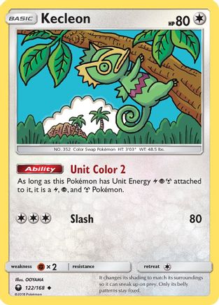 Kecleon 122/168  SM  Celestial Storm