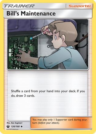 Bill's Maintenance 126/168  SM  Celestial Storm