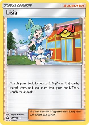 Lisia 137/168  SM  Celestial Storm