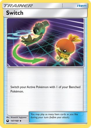 Switch 147/168  - Reverse Holofoil SM  Celestial Storm