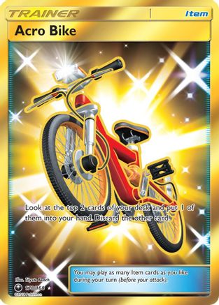 Acro Bike (Secret) 178  - Holofoil SM  Celestial Storm