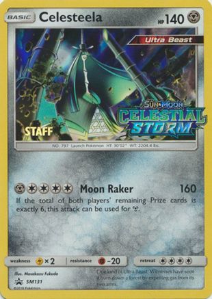 Celesteela (Prerelease) [Staff] SM131  - Holofoil SM Promos