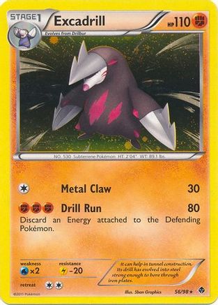 Excadrill (Cosmos Holo) 056/98  - Holofoil Blister Exclusives