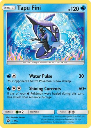 Tapu Fini SM92  - Holofoil SM Promos