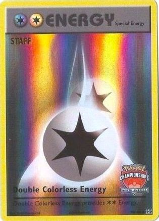 Double Colorless Energy (North America Championships) [Staff] 090/108  - Reverse Holofoil League & Championship Cards