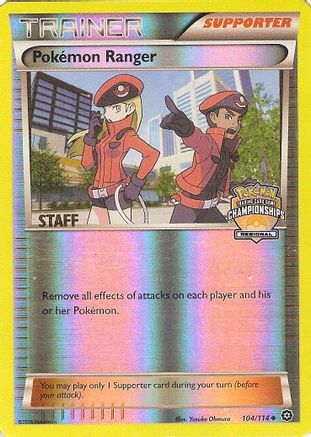 Pokemon Ranger (Regional Championships) [Staff] 104/114  - Reverse Holofoil League & Championship Cards