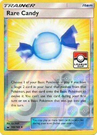 Rare Candy (League Cup) 142/168  - Reverse Holofoil League & Championship Cards