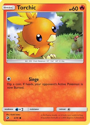 Torchic 004/70  Dragon Majesty