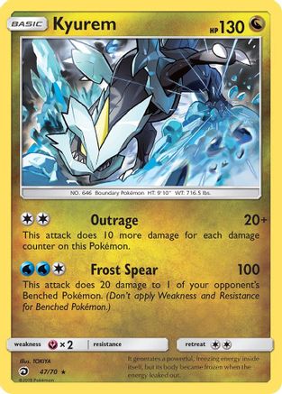 Kyurem 047/70  - Holofoil Dragon Majesty