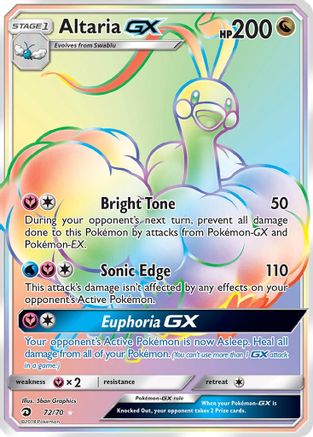 Altaria GX (Secret) 072  - Holofoil Dragon Majesty