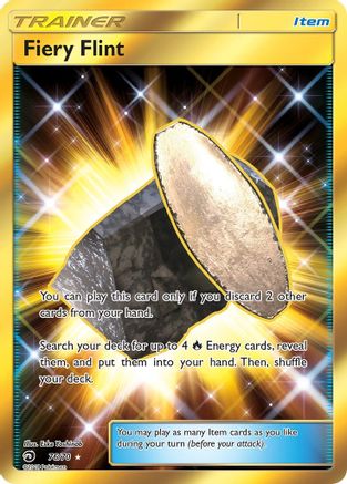 Fiery Flint (Secret) 076  - Holofoil Dragon Majesty