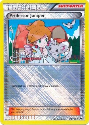 Professor Juniper (2013) 098/108  - Reverse Holofoil Professor Program Promos