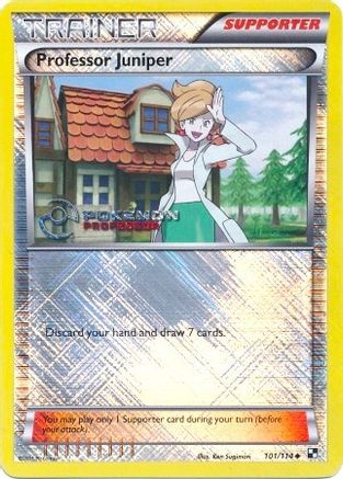 Professor Juniper (2013) 101/114  - Reverse Holofoil Professor Program Promos